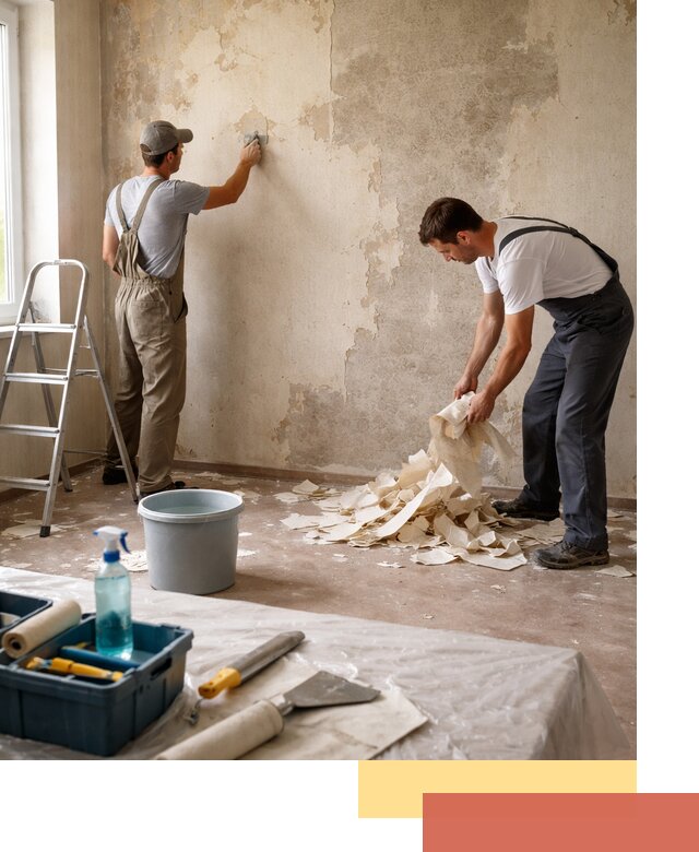 Снятие старых обоев в Ставрополе быстро и качественно