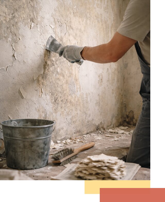 Удаление старой краски со стен в Ставрополе качественно и быстро