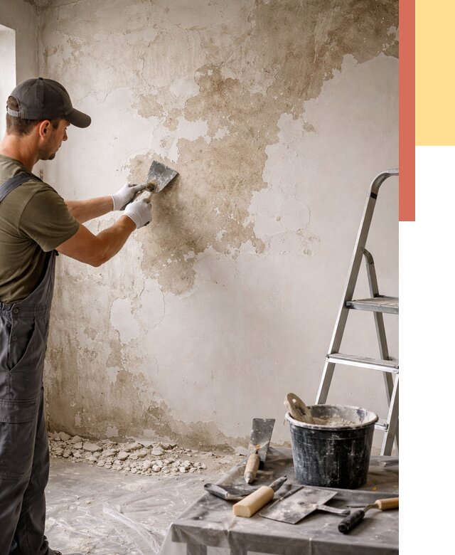 Снятие старой шпаклевки в Ставрополе от 1921 руб. — быстро и недорого | ОТДЕЛОЧНИК-Ств