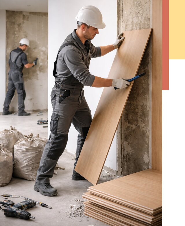 Демонтаж стеновых панелей в Ставрополе от 3634 руб. за м² быстро и недорого | ОТДЕЛОЧНИК-Ств