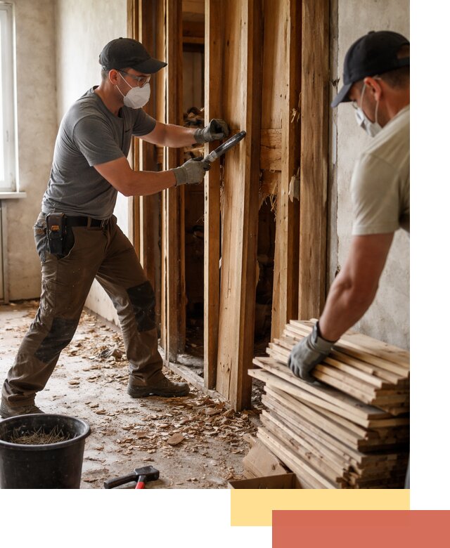 Демонтаж деревянных перегородок в Ставрополе быстро и аккуратно