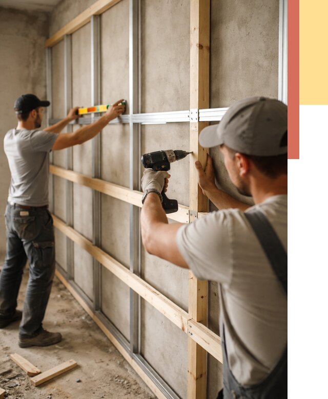 Устройство обрешетки под панели в Ставрополе от 2181 руб. — монтаж под ключ | ОТДЕЛОЧНИК-Ств