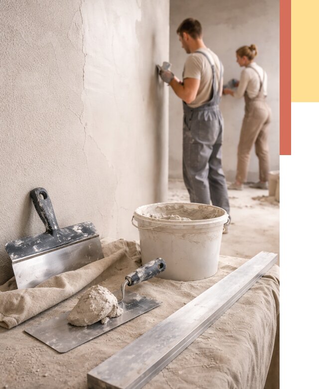 Штукатурка стен гипсовая в Ставрополе от 4673 руб/м2 — быстро и недорого | ОТДЕЛОЧНИК-Ств