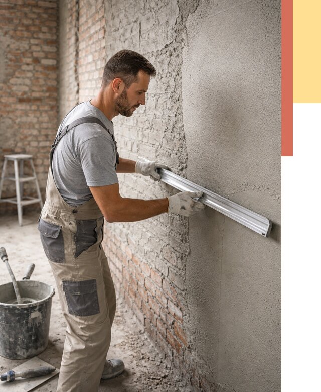 Штукатурка кирпичных стен в Ставрополе от 4673 руб/м2 — быстро и недорого | ОТДЕЛОЧНИК-Ств