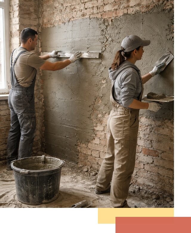 Штукатурка кирпичных стен в Ставрополе — качественно и надежно