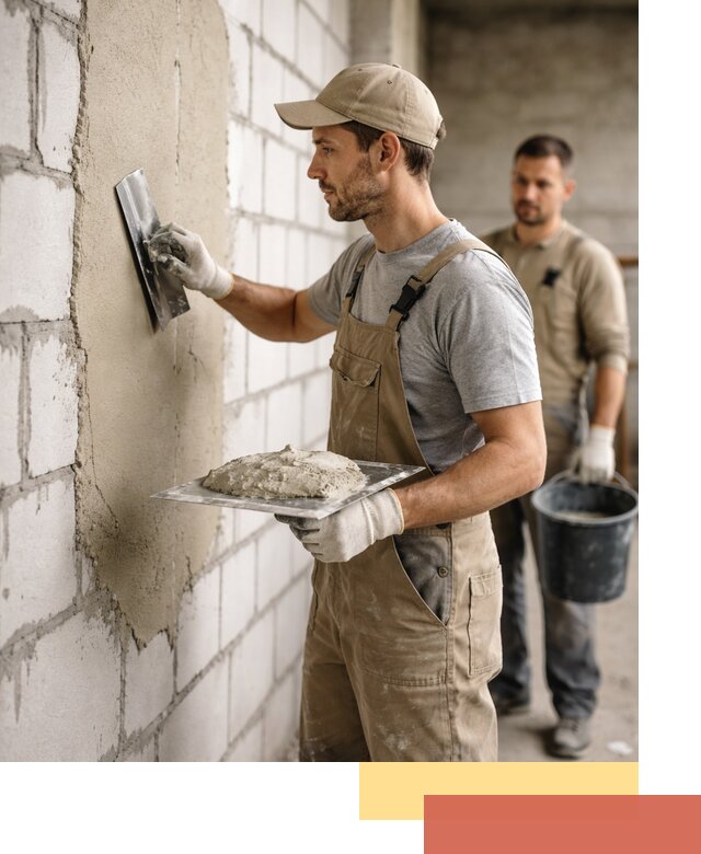 Штукатурка стен из газобетона в Ставрополе под ключ