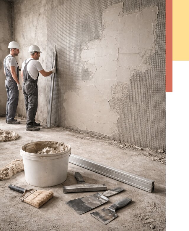 Штукатурка стен по сетке в Ставрополе от 5711 руб./м2 — быстро и недорого | ОТДЕЛОЧНИК-Ств