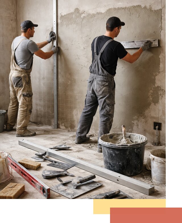 Профессиональная штукатурка стен под плитку в Ставрополе