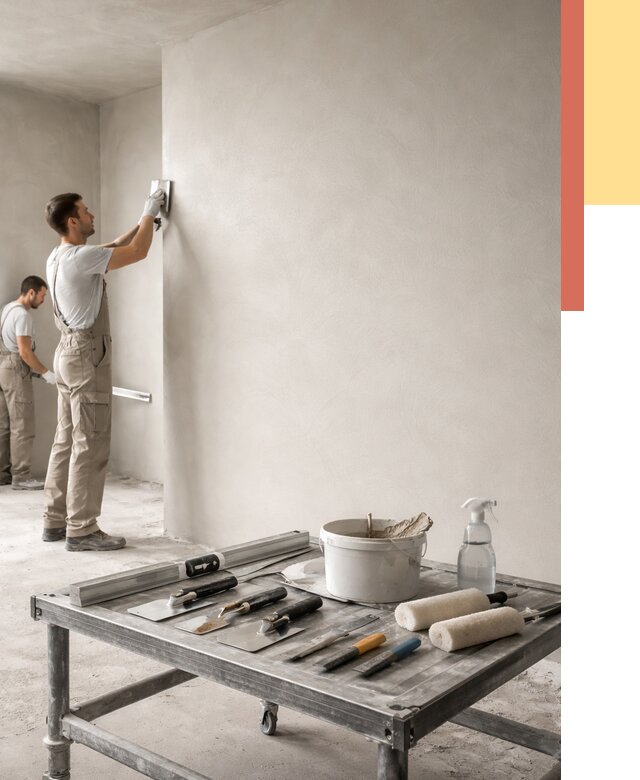 Штукатурка стен под покраску в Ставрополе от 4673 руб./м² — качественно и недорого | ОТДЕЛОЧНИК-Ств