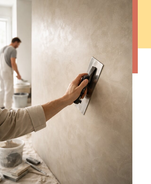 Венецианская штукатурка в Ставрополе от 3634 руб/м² — нанесение стен под ключ | ОТДЕЛОЧНИК-Ств