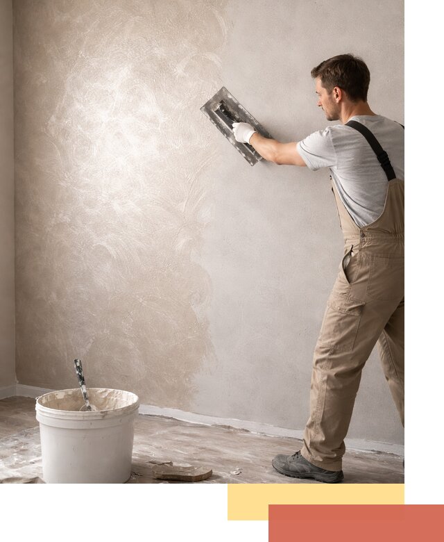 Декоративная штукатурка «Мокрый шелк» под ключ в Ставрополе