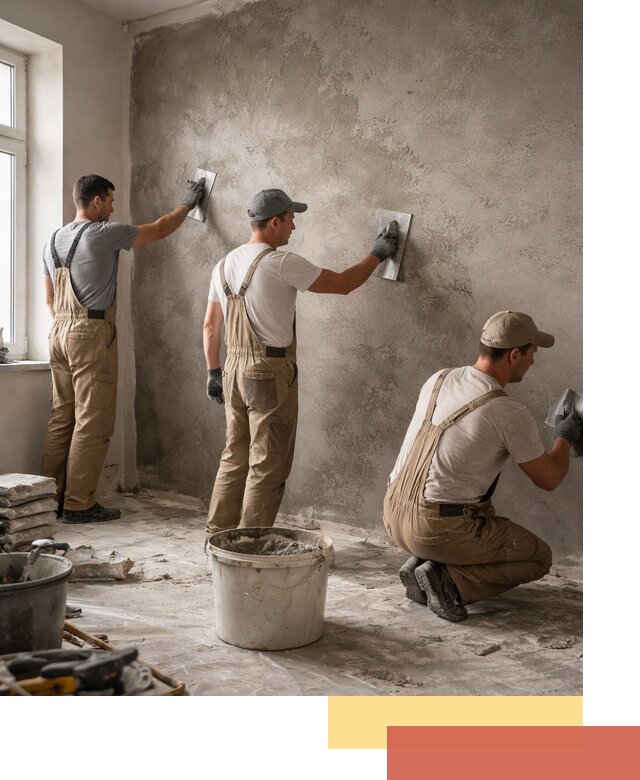 Декоративная штукатурка под бетон в Ставрополе для стен и потолков