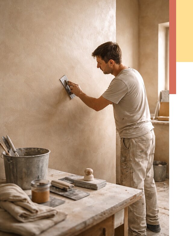 Марокканская штукатурка таделакт в Ставрополе под ключ от 4361 руб. | ОТДЕЛОЧНИК-Ств