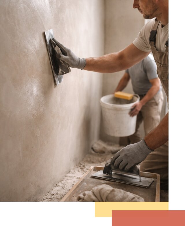 Нанесение марокканской штукатурки таделакт в Ставрополе