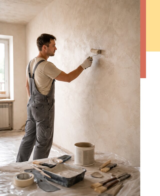 Нанесение лессирующей краски по декоративке в Ставрополе от 1817 руб. | ОТДЕЛОЧНИК-Ств