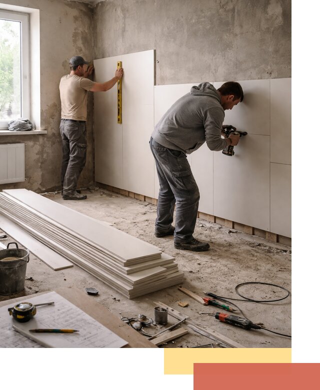 Монтаж ПВХ панелей на стены в Ставрополе качественно и быстро