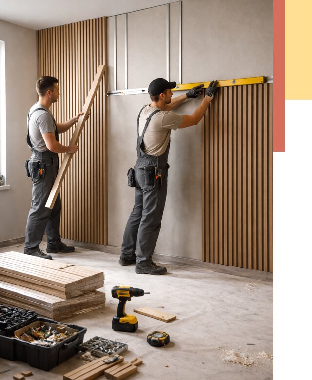 Монтаж реечных панелей на стены в Ставрополе от 1246 руб. — быстро и недорого | ОТДЕЛОЧНИК-Ств