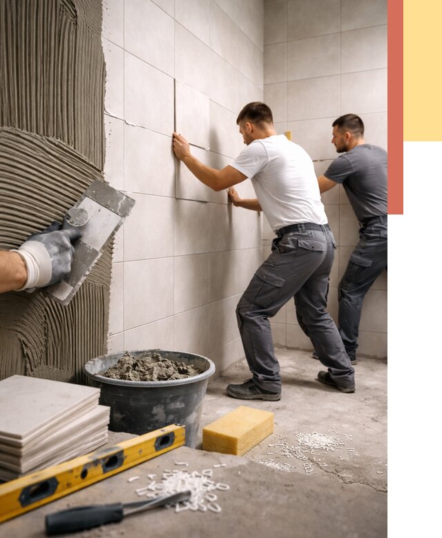 Укладка плитки на стены в Ставрополе от 883 руб. — качественно и недорого | ОТДЕЛОЧНИК-Ств