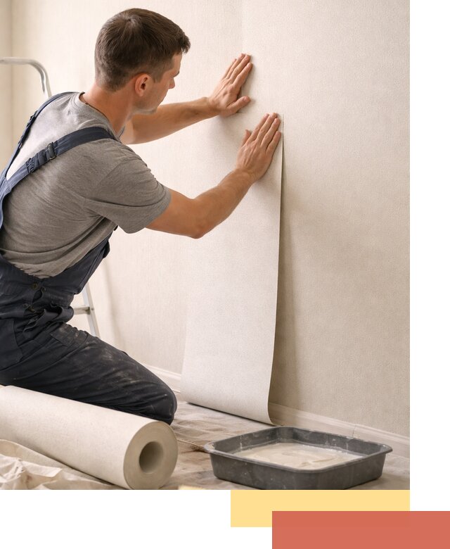 Поклейка флизелиновых обоев в Ставрополе качественно и быстро