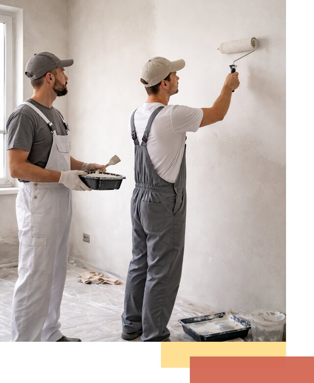 Покраска стен водоэмульсионной краской в Ставрополе