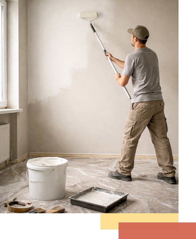 Покраска стен латексной краской в Ставрополе качественно и быстро