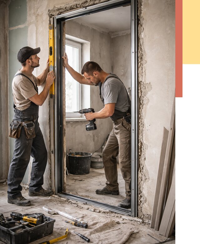 Закладка дверного проема в Ставрополе от 3634 руб. — быстро и недорого | ОТДЕЛОЧНИК-Ств