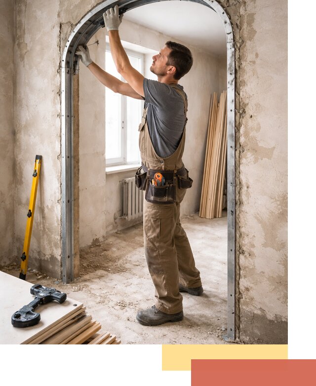 Устройство арочного проема в Ставрополе под ключ