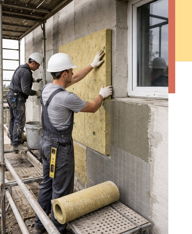 Утепление стен в Ставрополе от 4465 руб. под ключ — быстро и недорого | ОТДЕЛОЧНИК-Ств