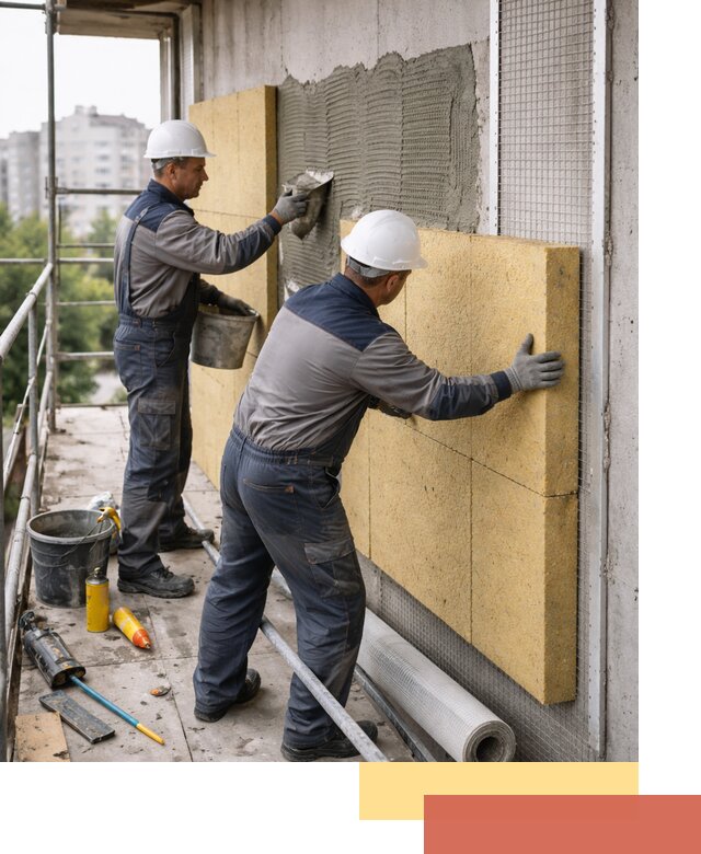 Утепление стен зданий и домов в Ставрополе качественно и надежно