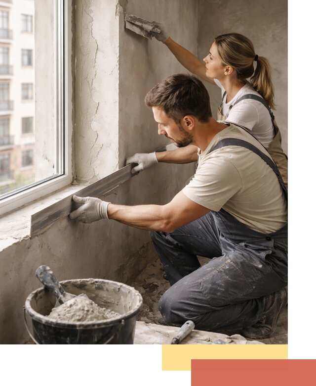 Штукатурка откосов дверей и окон профессионально в Ставрополе