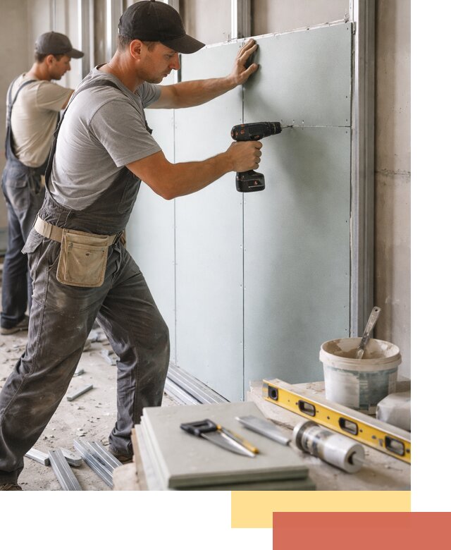 Кладка влагостойких перегородок ПГП в Ставрополе