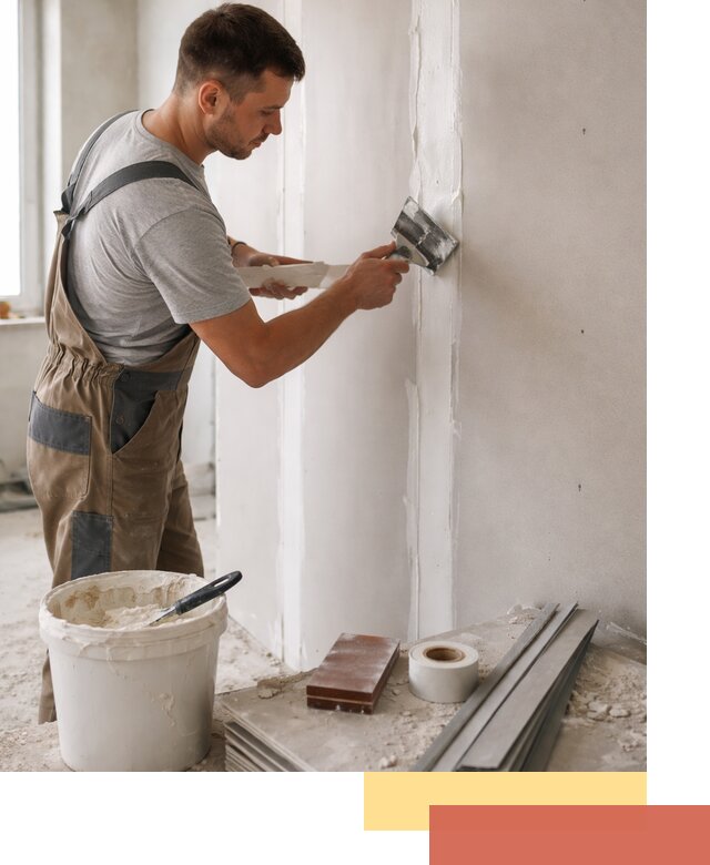 Шпаклевка перегородок из гипсокартона в Ставрополе качественно и быстро