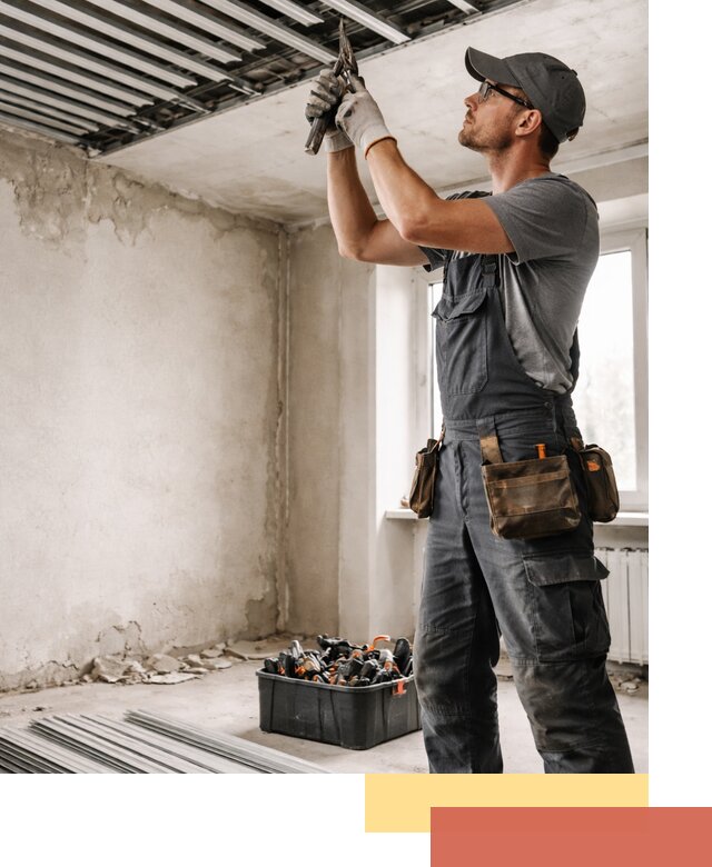 Демонтаж реечного потолка в Ставрополе быстро и аккуратно