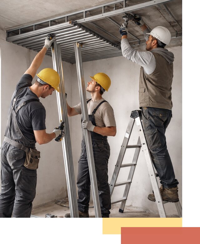 Монтаж реечного потолка под ключ в Ставрополе