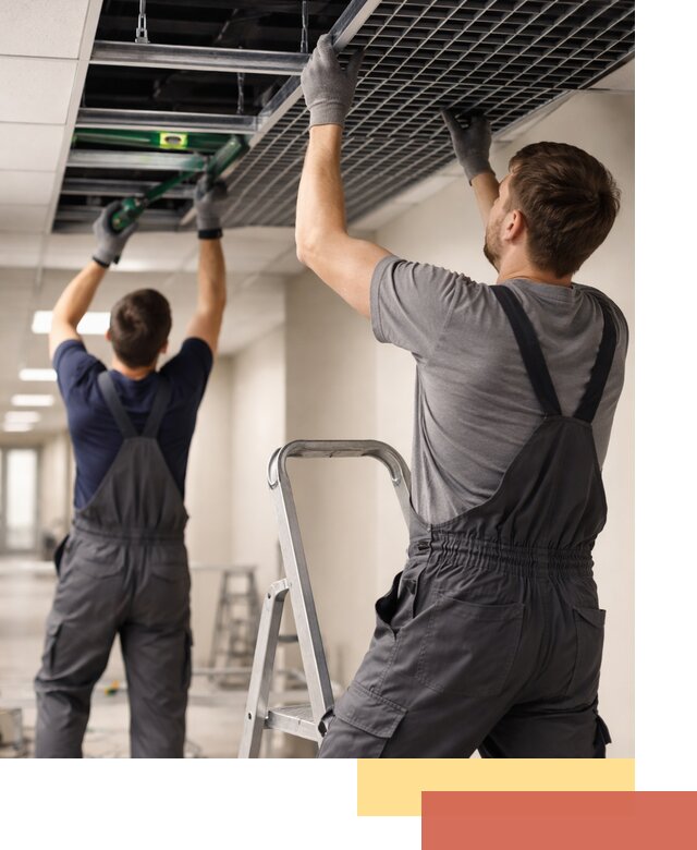 Монтаж потолка Грильято в Ставрополе: установка под ключ качественно