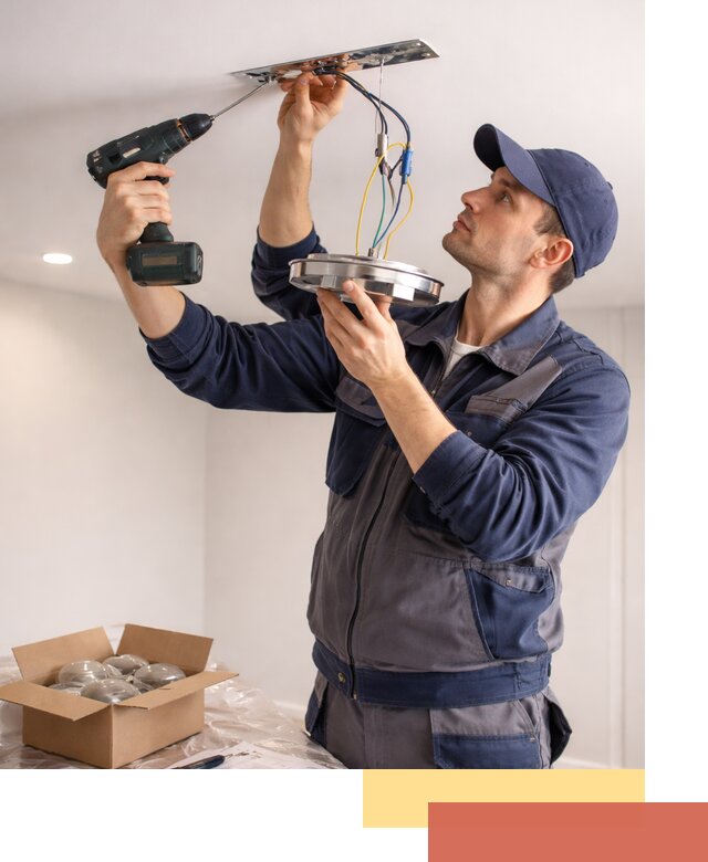 Установка люстры в натяжной потолок в Ставрополе