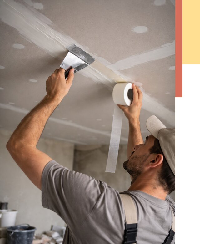 Обработка швов потолка ГКЛ в Ставрополе от 7788 руб. под ключ | ОТДЕЛОЧНИК-Ств