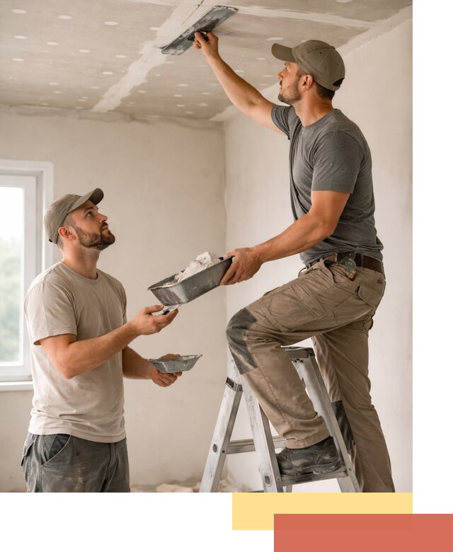 Шпаклевка потолка из гипсокартона в Ставрополе качественно и быстро