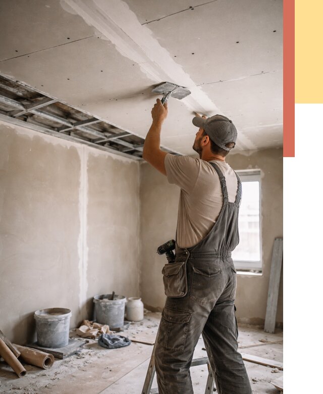 Ремонт потолка из гипсокартона в Ставрополе от 675 руб./м² — быстро и недорого | ОТДЕЛОЧНИК-Ств