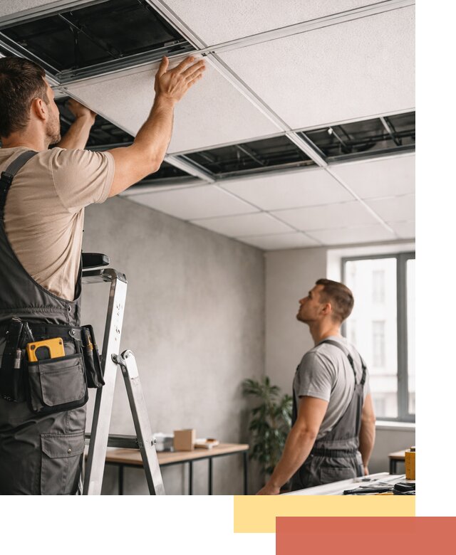 Монтаж потолочной плитки в Ставрополе качественно и в срок