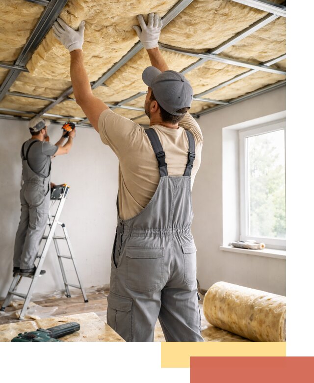 Утепление потолка под ключ в Ставрополе качественно и быстро