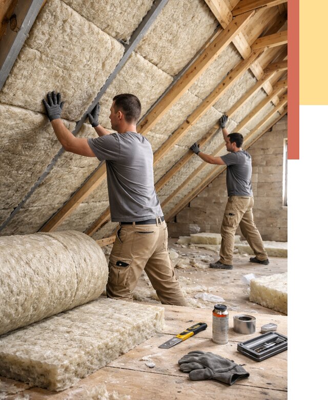 Утепление потолка минватой в Ставрополе от 1506 руб. — быстро и недорого | ОТДЕЛОЧНИК-Ств