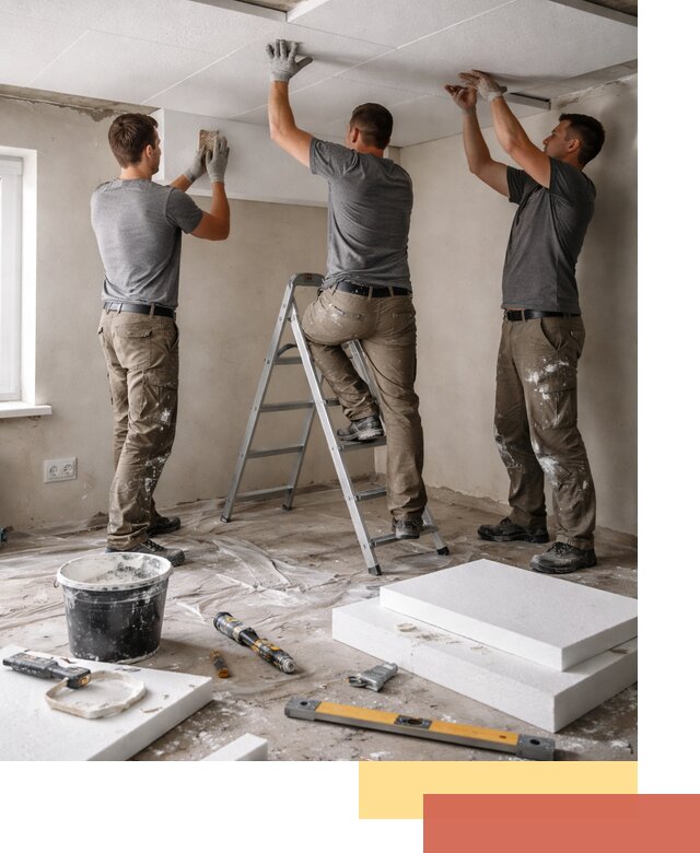 Утепление потолка пенопластом в Ставрополе быстро и качественно